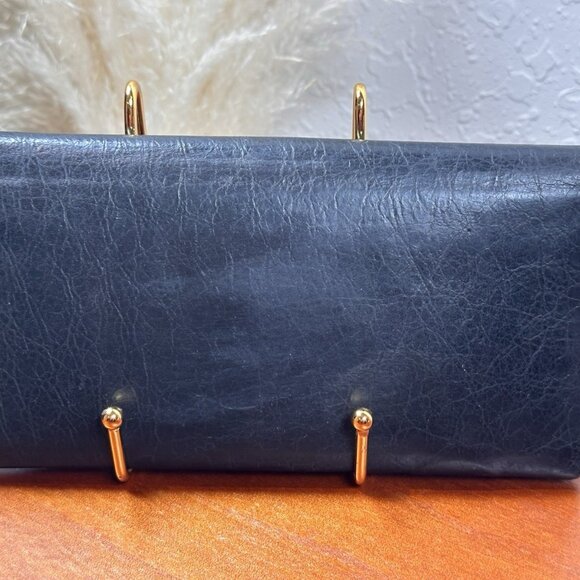 Balenciaga Black, Silver Studded Long Bi-fold Wallet - Picture 2 of 10